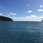 Looking out from our mooring in Butterfly Bay