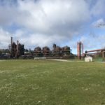 View of the old Gasworks station in Lake Union